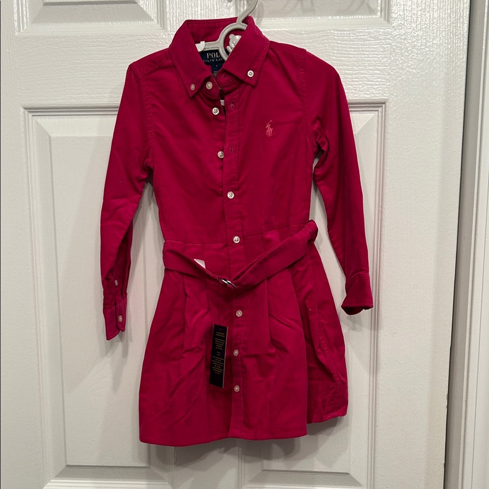 Ralph Lauren Vibrant Pink Corduroy Shirt